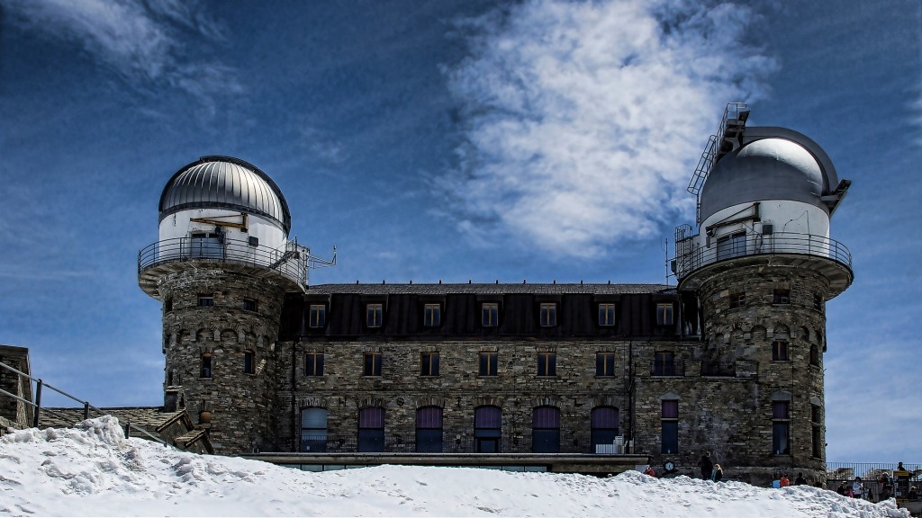 Gornergrat Astronomical Observatory in Zermatt Switzerland