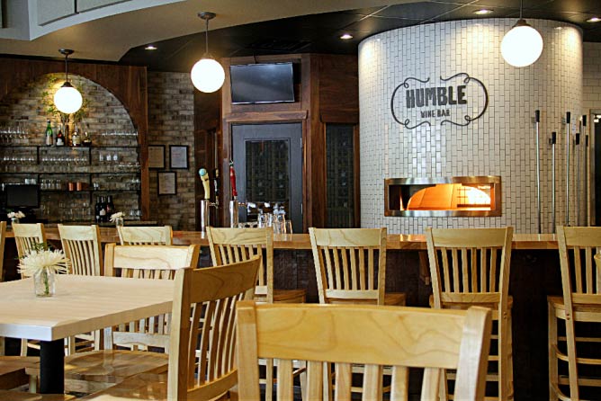 Inside Humble Wine Bar’s dining room | Courtesy Humble Wine Bar