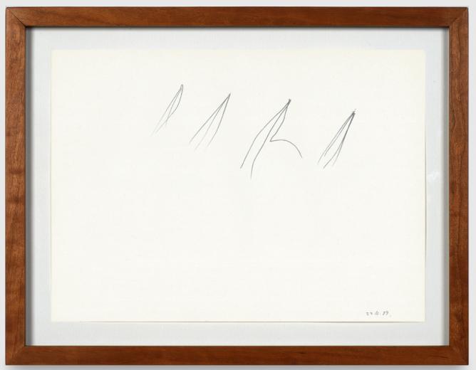 Goran Petercol, Shadow of a Pencil, 1989