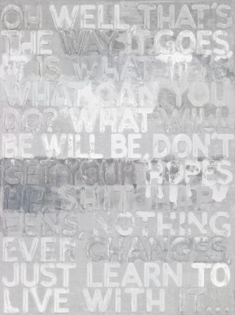 Mel Bochner: 'Oh Well'