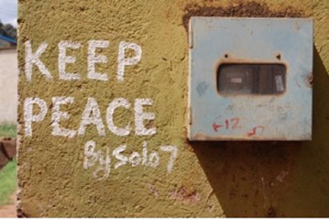 Solo 7, 'Keep Peace'. Photo: The Artist
