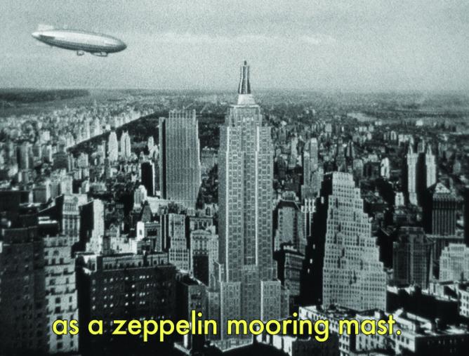 T. J. Wilcox, still from In the Air, 2013. Six-channel panoramic video installation, black-and-white and color, silent. Collection of the artist; courtesy Metro Pictures. Image courtesy the artist