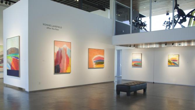 LEWALLEN Ronnie Landfield, After the Rain, Exhibition View, 2013, Image courtesy of LewAllen Contemporary