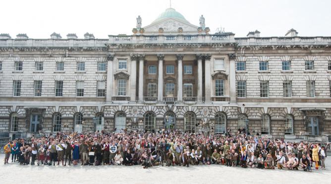 The Tweed Run at Somerset House London
