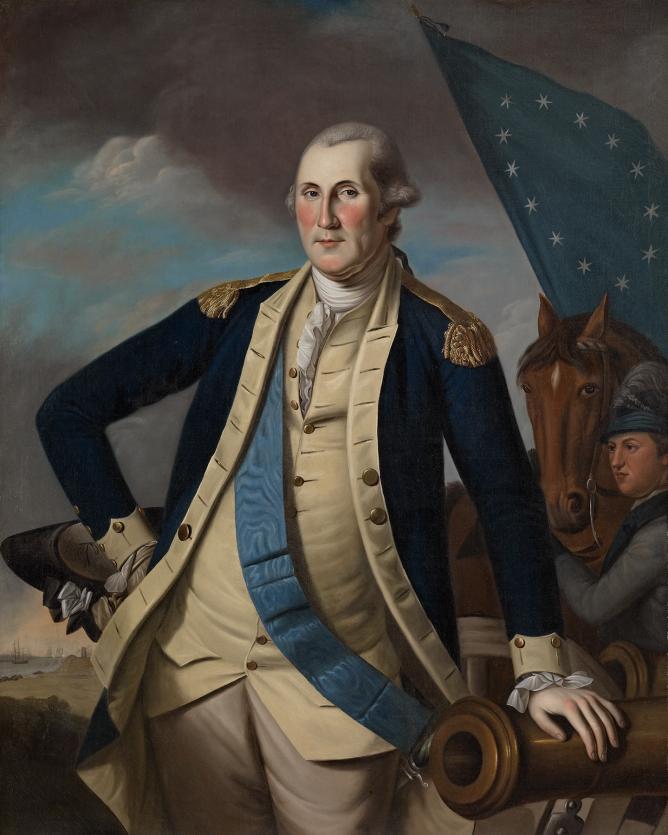 Charles Willson Peale George Washington ca. 1780-1782 Oil on canvas 50 x 40 in. (127 x 101.6 cm)