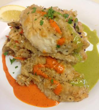 Snapper with Rice Pilaf | Courtesy of I'd Eat There