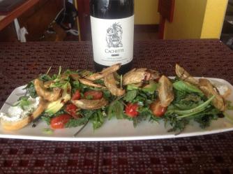 Artichoke salad with wine | Courtesy of Z Bistro