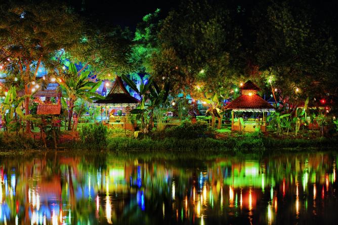 Local restaurants on island of Monywa