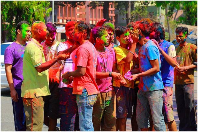 Holi Celebration 2013. &#xA9; RamnathBhat/WikiComms