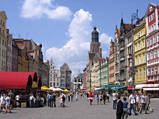 Wrocław's Old Town market square | © Julo/WikiCommons