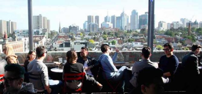 Naked in the Sky rooftop bar | Courtesy of Naked for Satan