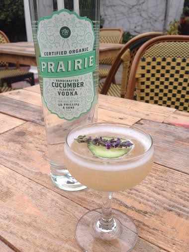 Secret Garden Gimlet | Courtesy of Amber Billiard, a mixologist at Side Door