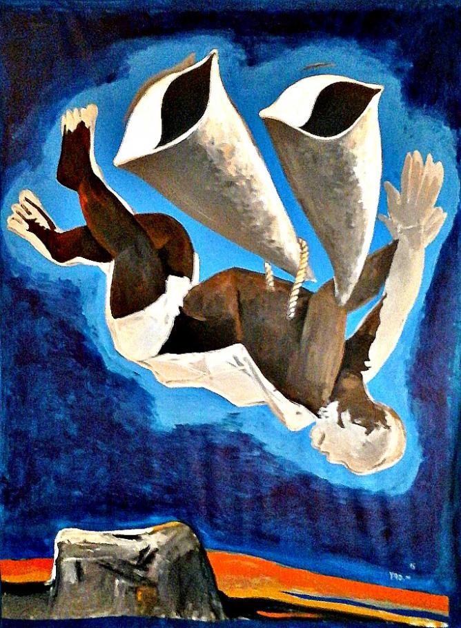 La chute d'lclare by Yao Metsoko | Image courtesy of Yao Metsoko and Sabine Le Nechet