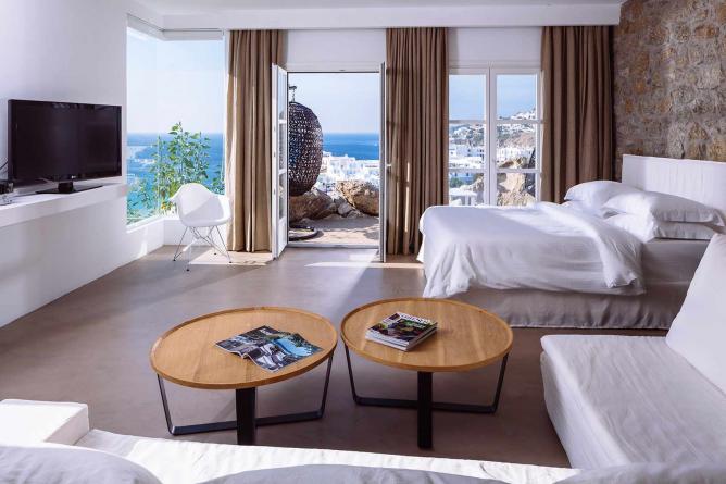 Myconian Ambassador room | Courtesy of Myconian Ambassador