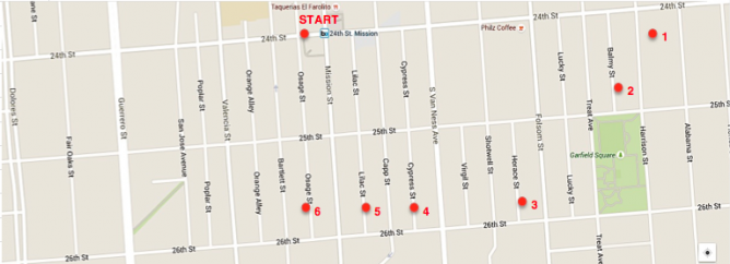 Mission Mural Map © Megan Cosgrove