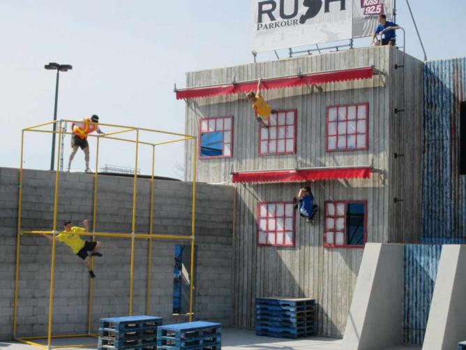 RUSH Parkour Demonstrations © Rebecca Bartley