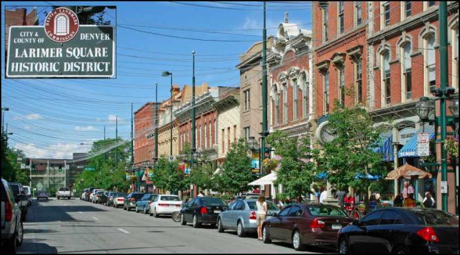 A photo of Larimer Square