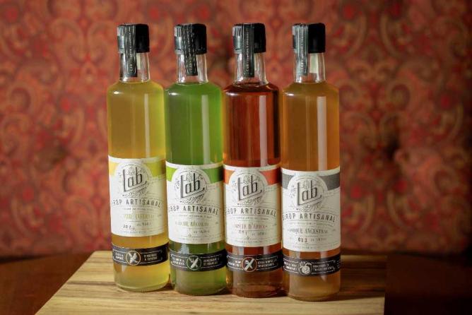 Four syrups | Courtesy of Le Lab