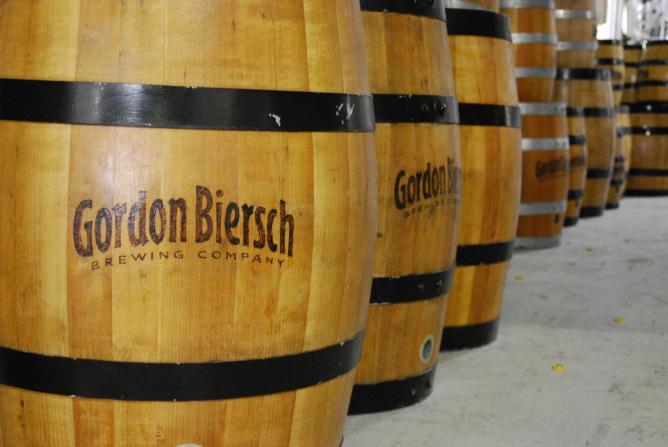 Barrels | Courtesy of Gordon Biersch Brewing Company