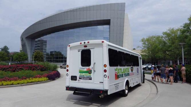 Atlanta Movie Tours bus | Courtesy of Atlanta Movie Tours