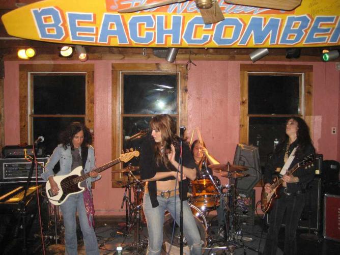 A Band plays at the Beachcomber