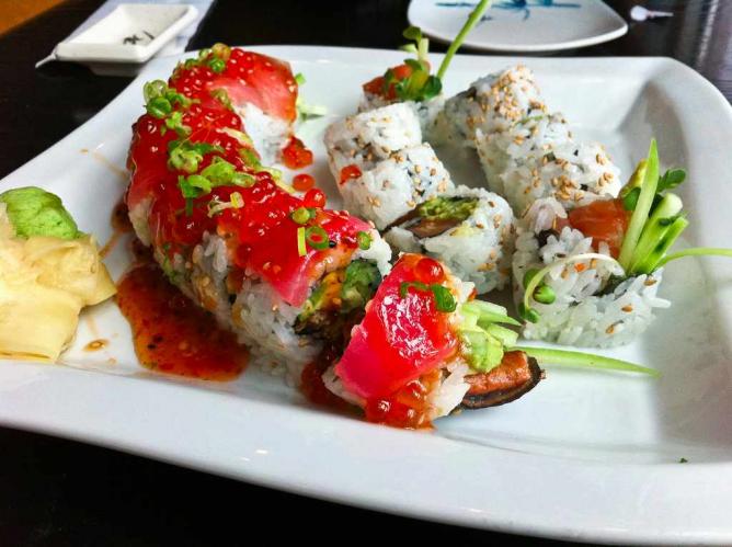 Eel and Tuna Roll