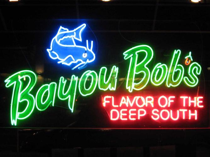 Bayou Bob's Sign