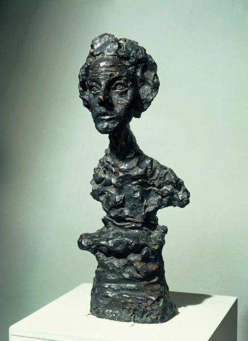 Annette IV, 1962 (cast 1965), bronze, 578 x 236 x 218 mm; Tate, London 2015 © The Estate of Alberto Giacometti (Fondation Giacometti, Paris and ADAGP, Paris) 2015