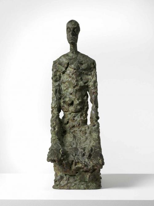Diego Seated, 1964 - 1965, bronze, 590 x 185 x 330 mm; Louisiana Museum of Modern Art, Humlebaek, Denmark © The Estate of Alberto Giacometti (Fondation Giacometti, Paris and ADAGP, Paris) 2015