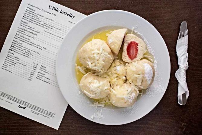 Lokál White Bowling-Curd Fruit Dumplings I Courtesy of Lokál Restaurants