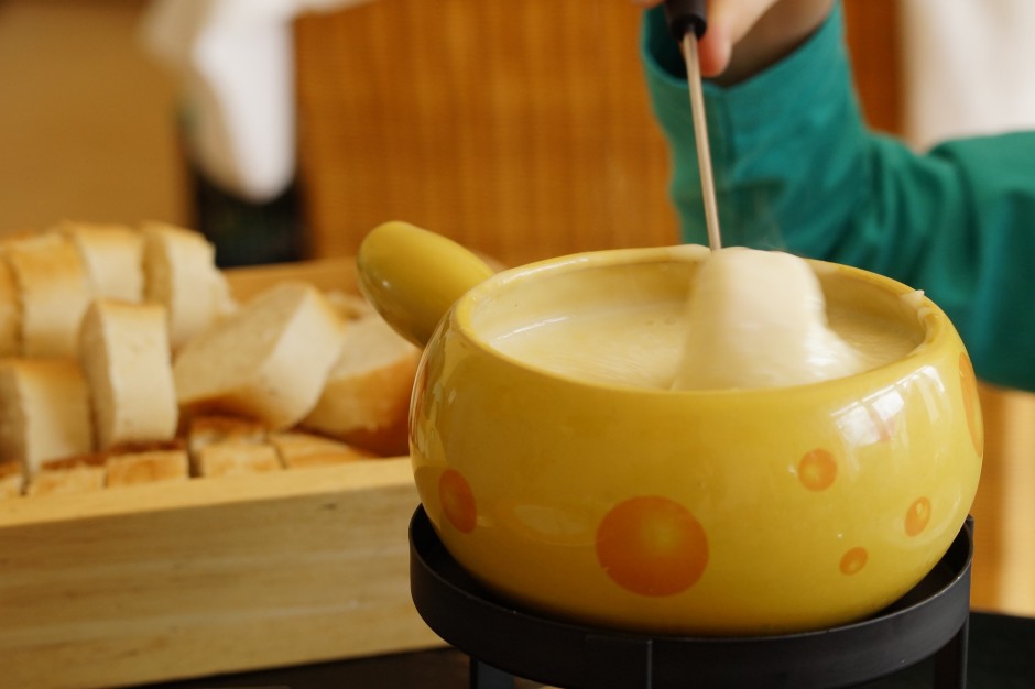 Cheese Fondue is a Swiss classic