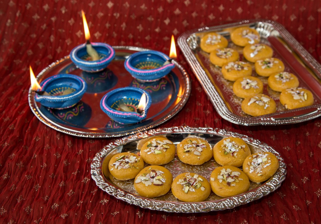 Peda and Diya, Indian Desserts | ©Abhinaba Basu/Flickr