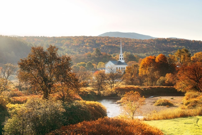 Stowe's church tower early in the morning | © Sonquan Deng/Shutterstock