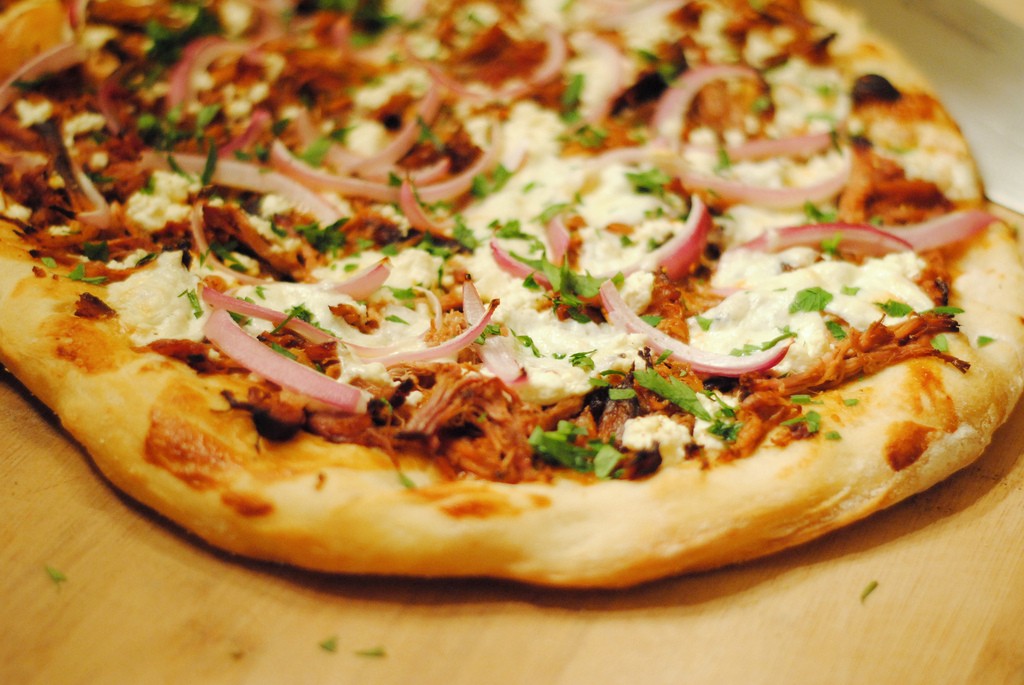 BBQ Pork Pizza © Christine Wisnieski