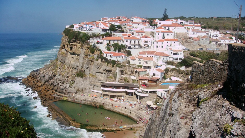 Picturesque landscape of Azenhas do Mar, Portugal