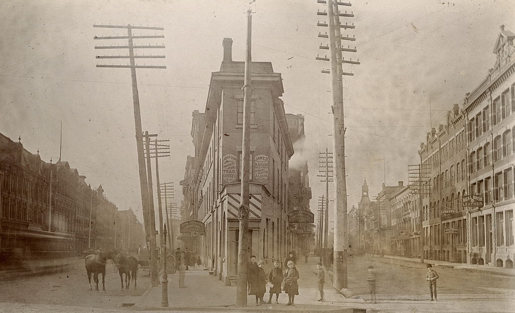 Corner of Front & Wellington, C1888 | Public Domain/WikiCommons