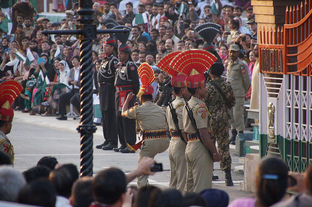 Wagah Border Crossing Ceremony | © Erik Mary/Flickr