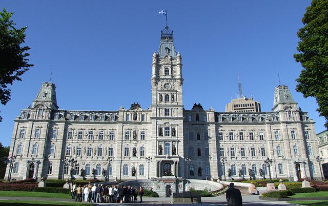 Hôtel du Parlement, ville de Québec ©Christophe.Finot/Wikicommons