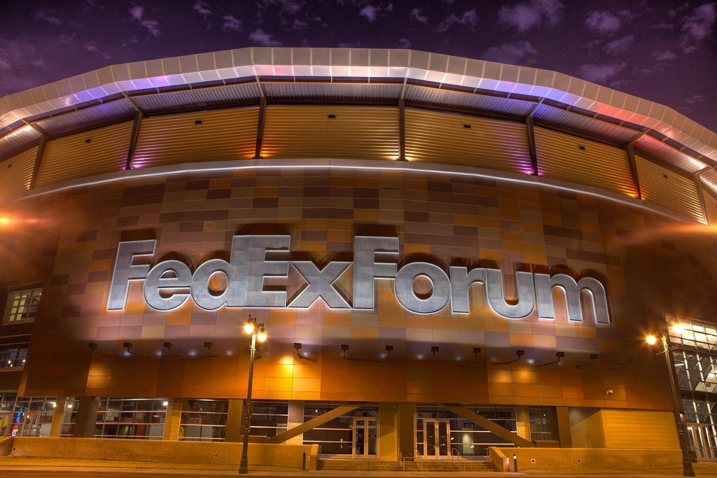 If you are into college basketball, the FedEx Forum is the perfect spot to hit up a game in downtown © Sean Davis / Flickr