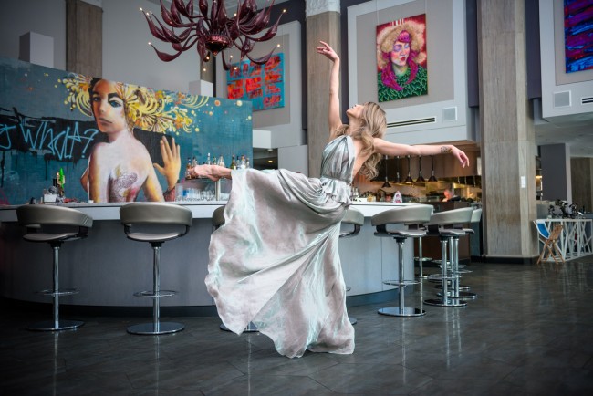 Dancer Lia Cirio In Liquid Art House | Courtesy of Azur Mele
