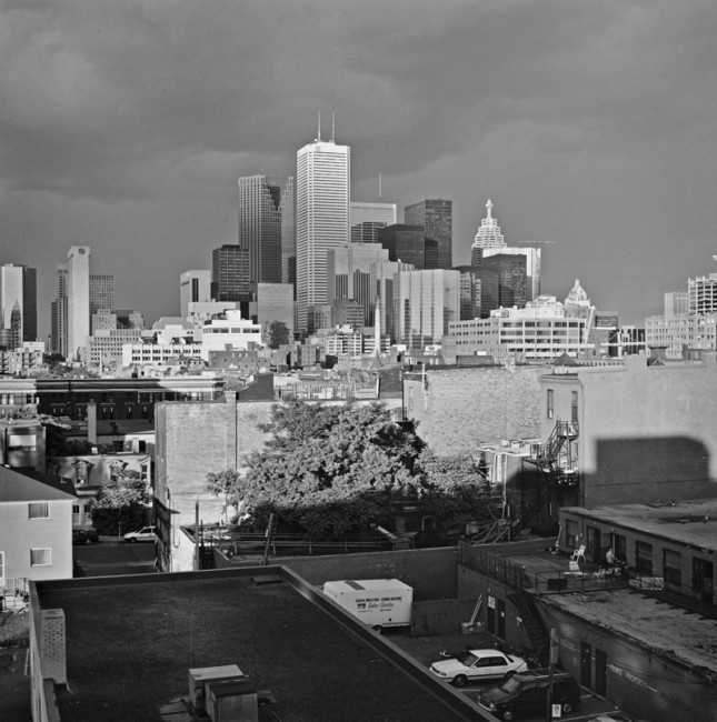 Peter MacCallum, Skyline Series, From 20 Vanauley Street, Sixth Floor, August 1991 | Image courtesy of the Artist and Diaz Contemporary