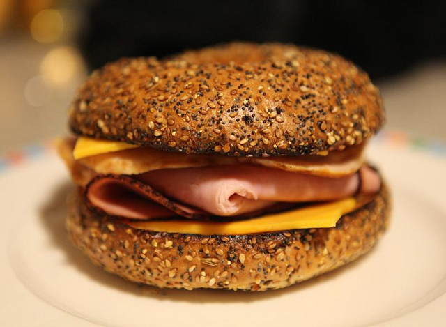 Toasted Everything Bagel Sandwich | ©Michael Dorausch/Flickr