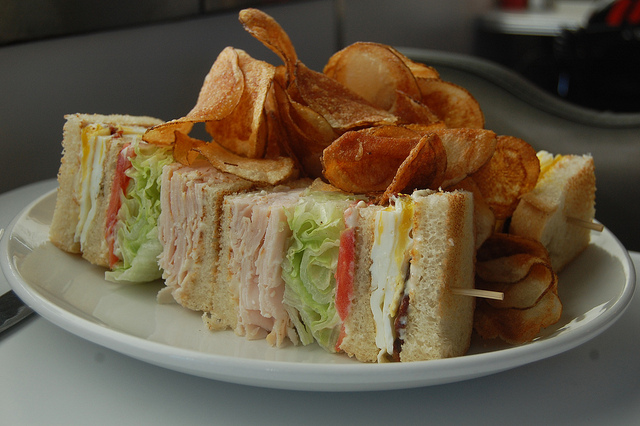 Turkey Club Sandwich | ©stu_spivack/Flickr