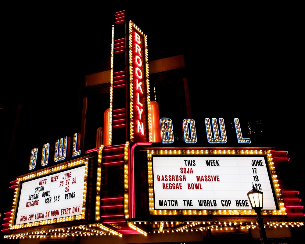 Brooklyn Bowl sign at The Linq | © Daniel Ramirez/Flickr