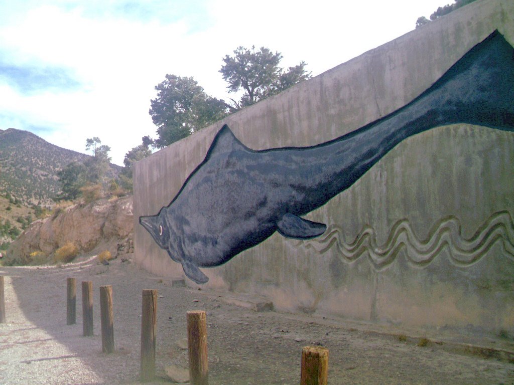 Painting of an Ichthyosaur at Berlin-Ichthyosaur State Park | © Alisha Vargas/Flickr