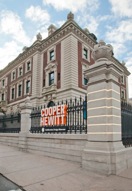 museum signage | © Courtesy of Cooper Hewitt Smithsonian Design Museum