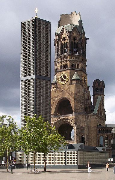 The Kaiser Wilhelm Memorial Church in Berlin | © p.d. / WikiCommons