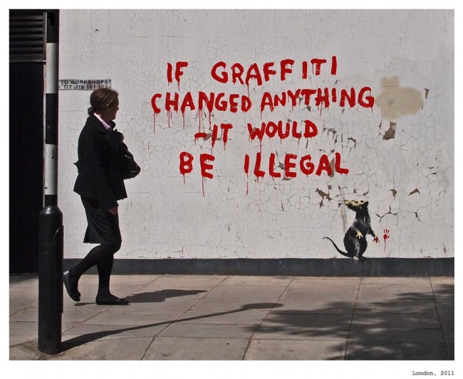 Banksy's Latest Mural Critiques Calais' Treatment Of Refugees