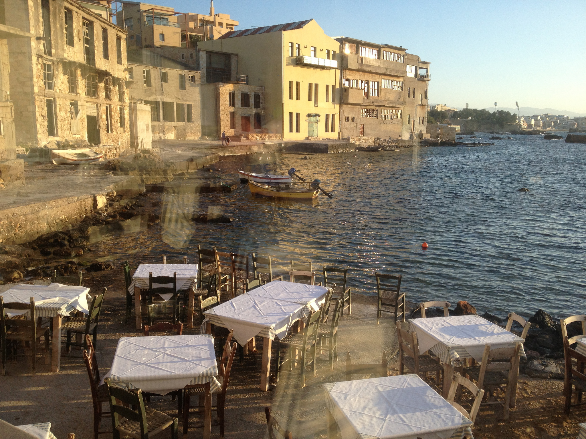 View from Sea Breeze restaurant Thalassino Ageri