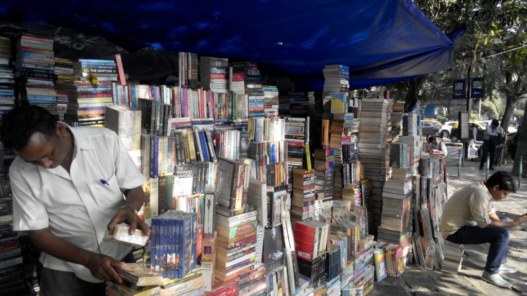 Stalls at book street | ©Aditi Mukund